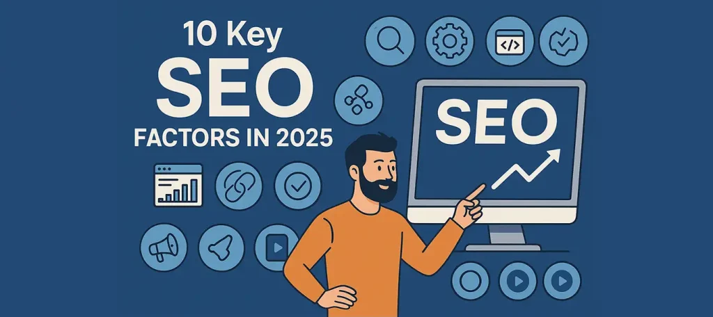 10 عامل کلیدی در سئو سایت در 2025 که نباید نادیده بگیرید (راهنمای جامع از صفر تا صد)