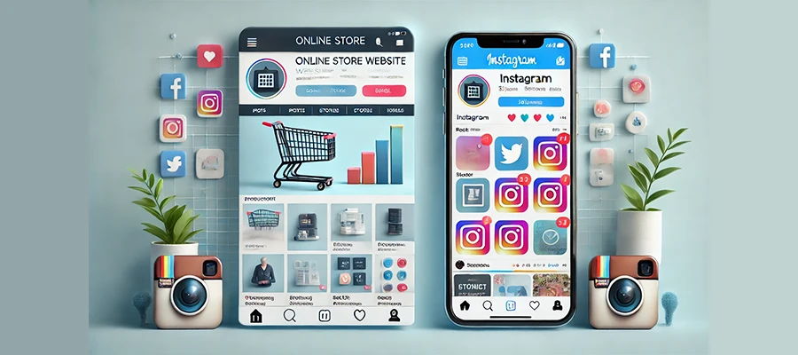 "9 نکته برای تصمیم‌گیری بهتر: سایت فروشگاهی یا اینستاگرام؟"