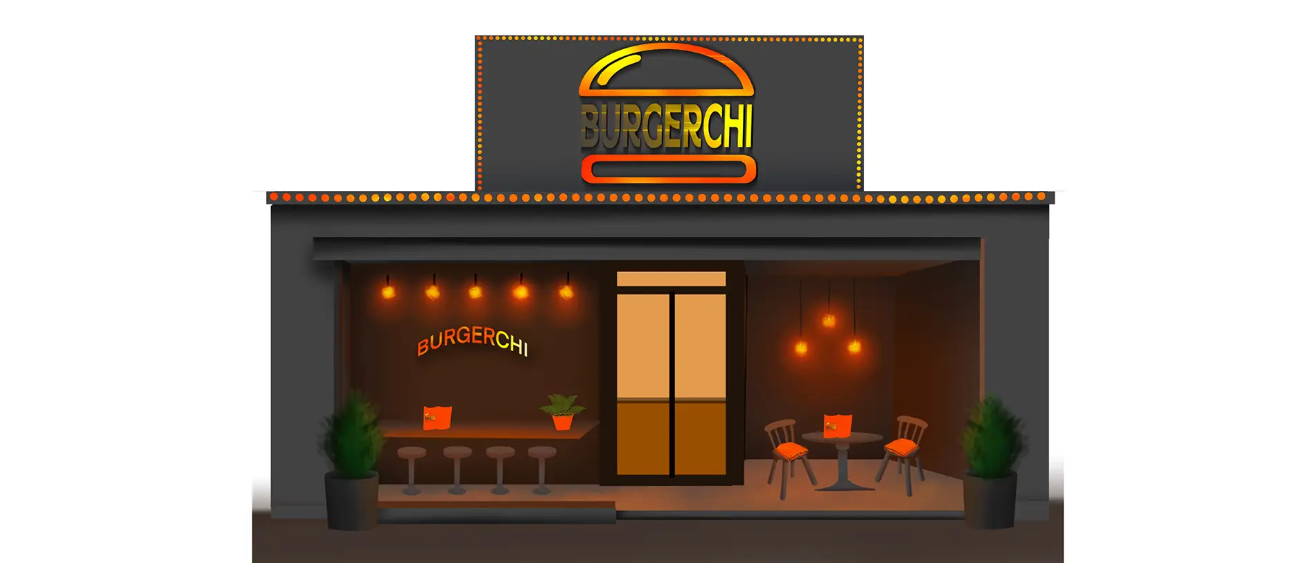 بنر نمونه کار برگرچی